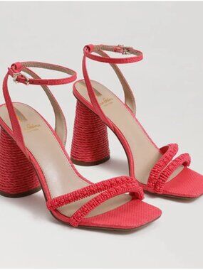 Sam Edelman Kia Beaded Block Heel Sandals